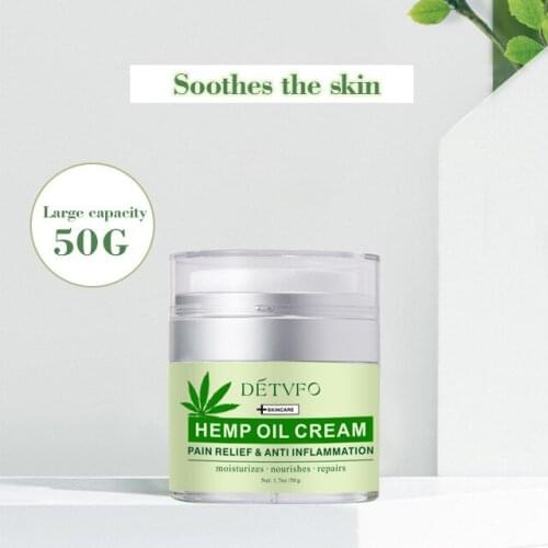 50g Hemp seed oil cream moisturizing cream repairing cream pain relief Skin care beauty products skin care products