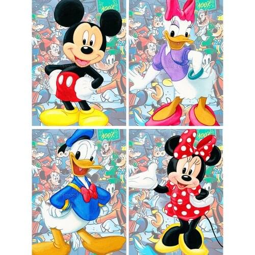 Diamond Painting Animal Disney Mickey Friend Cartoon 5D DIY Full Square Round Embroidery Mosaic Cross Stitch Home Decor Art Gift