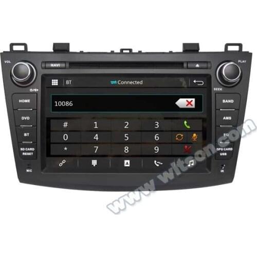 8" Capacitive Touch Car DVD for Mazda 3/Axela 2009-2013 with Tire Pressure Monitoring System Support & Front DVR Camera Support