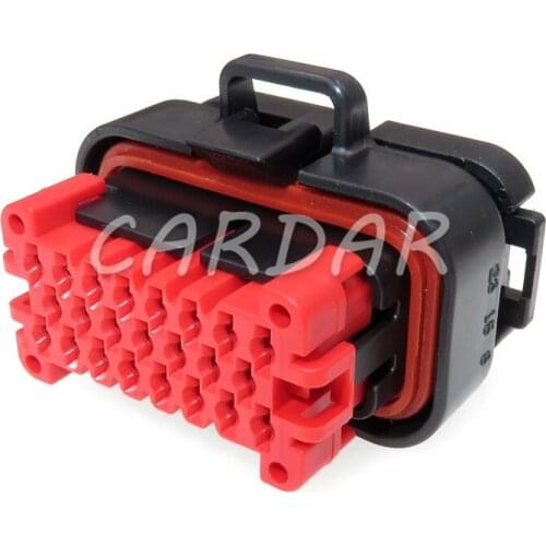 1 Set 23 Pin 770680-1 Tyco Automotive Waterproof AMP Sealed Connector With Crimp Terminals
