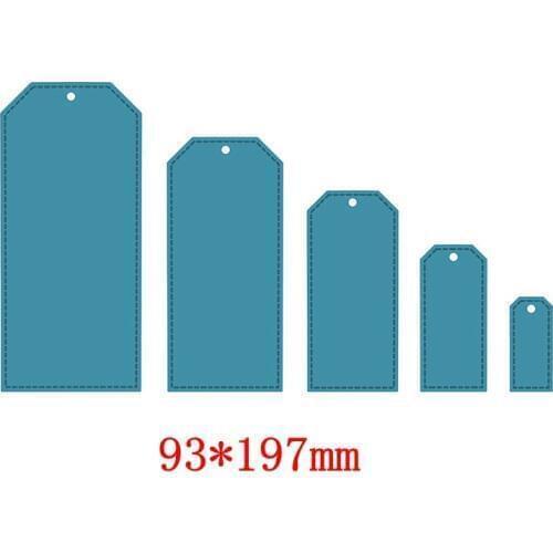 Basic Tag Frame Metal Cutting Dies Stencils For DIY Scrapbooking Decoration Embossing Paper Cards Handcraft Die Cut New 2019