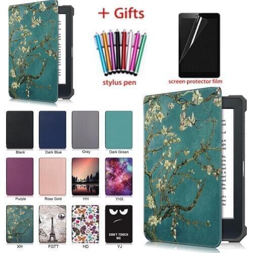 GLIGLE case for Kobo Nia E-reader 2020 case cover for Kobo Nia with auto-sleep+stylus+screen film