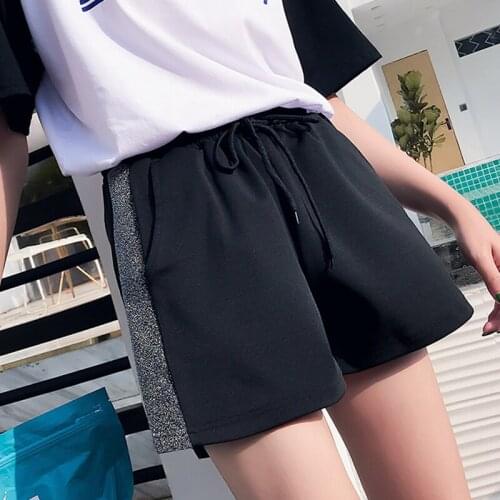 Womens Buttom Casual Lady Kawaii Sweet Girl Loose Ins Casual Shorts Female Korean Girl Ins Chic For Women Ulzzang Vintage