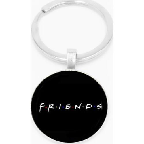 Friends Keyring TV Show Monicas Door 2C Photo Frame Acrylic Keychain Car Pendants High Quality Enamel Best Friend Key Chain