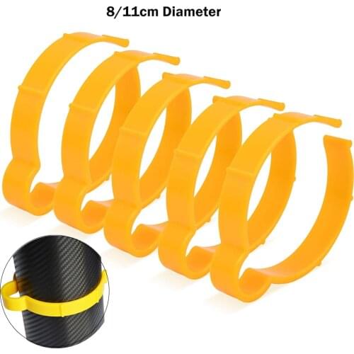 EHDIS 5PCS 8/11cm Vinyl Car Wrap Carbon Fiber Film Sheet Clip Fastener Roll Clamp Ring Window Sticker Decals Roll Fix Clip Hoop