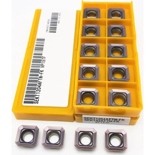 SEKT1204 AFTN VP15TF UE6020 US735 high-quality carbide flat milling tools CNC cutting tools indexable SEKT 1204 lathe tool parts