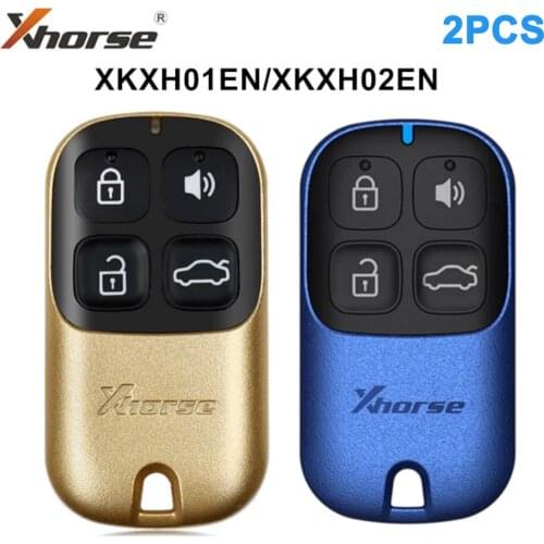 Xhorse Key XKXH01EN XKXH02EN Flip Universal VVDI Wire Remote Key 4 Buttons for VVDI Key Tool VVDI2 english version 1/2PCS/Lot