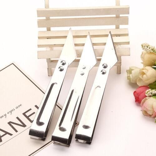 Household multi-functional stainless steel hair extractor pig hair clip dead angle scraper duck clipper manufacturer wholesale