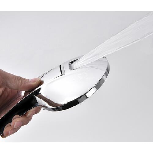 1pc New Design Waterfall 4 Function Hand Held Shower Head High Pressure Rain Shower Sprayer Set Water Saving Sprayer