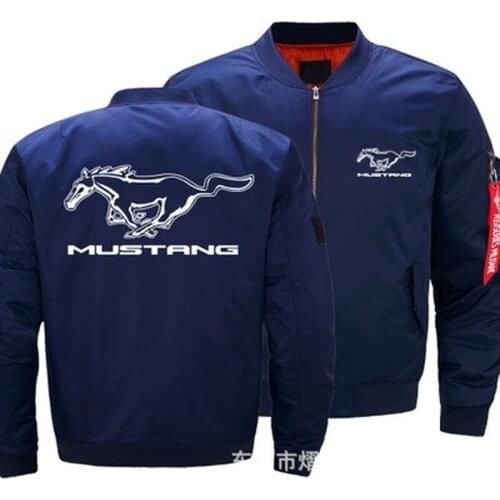 2021 New Autumn Winter Flight Jacket Mustang Coat Mens Womens Warm Casual Zipper Baseball Jacket C