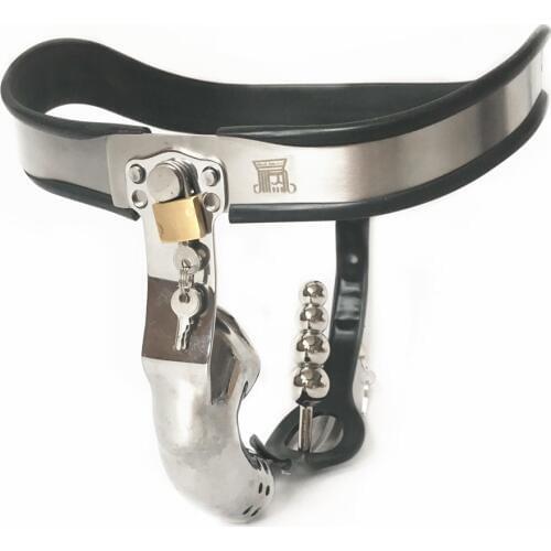 New Stainless Steel Male Chastity Belt Chastity Device Cock Cage Chastity Cage Bondage Penis Lock For Men Cbt Sex Toys