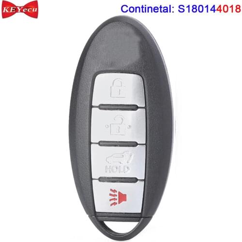 KEYECU for Nissan Altima Maxima 2013 2014 2015 Remote Key Fob S180144018 KR5S180144014 433.92MHz
