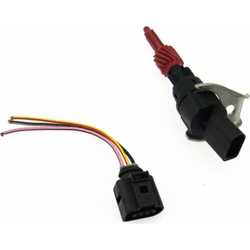 SCJYRXS 1Set Odometer Speed Sensor & Plug For Golf MK4 Bora Caddy Polo A3 8L Octavia Seat Leon Toledo 1H0919149A 1J0973703