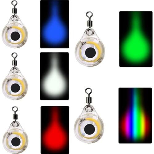 LED Fishing Deep Drop Fishing Lights LED Fishing Spoons Underwater Flasher Lights Trolling Lures Halibut Rig Tool
