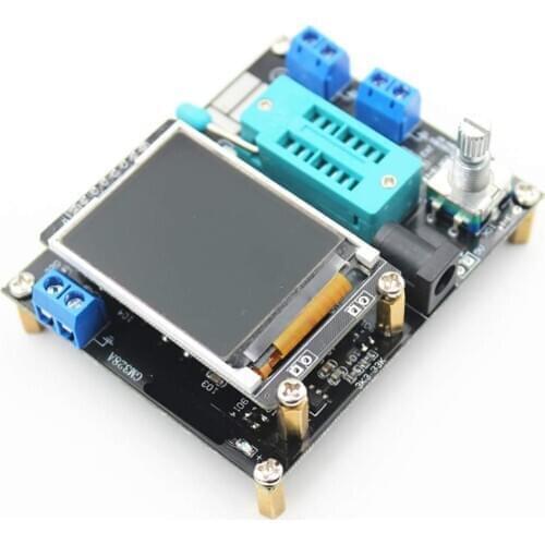 New Version GM328A Transistor Tester Diode Capacitance ESR Voltage Frequency Meter PWM Square Wave Signal Generator Soldering