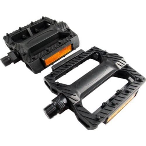 2Pcs/Pair Ultralight Enlarged Plastic Road Mountain Bike Anti-Skid Platform Pedal Mountain Bike Platform Pedals