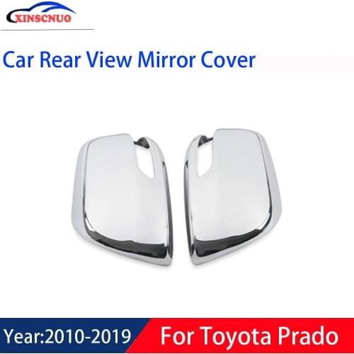 XINSCNUO 1 Pair Car Rear View Mirror Cover For Toyota Prado 2010-2017 2018 2019 Mirror Covers Caps Replacement