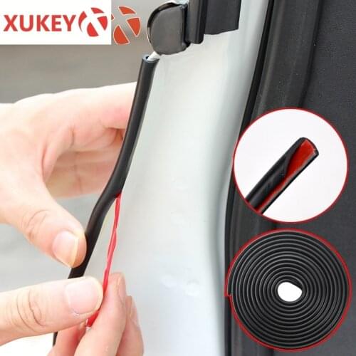 Car Door Scratch Protector Strip Edge Guard Rubber Seal Sticker Trim Styling For Lada Granta Vesta Xray For Toyota Hyundai Ford