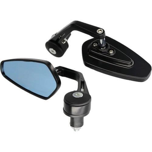 Universal Motorcycle Bar End Mirrors 22mm Rearview Mirror Motorcycle Side Mirror FOR Yamaha Xmax fz6 Kawasaki z900 Honda CB500X