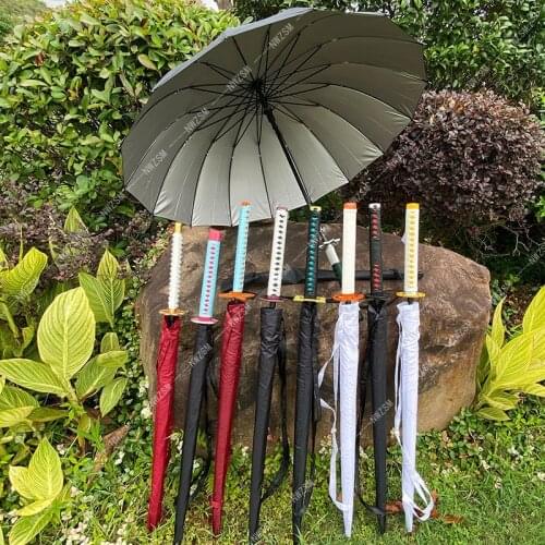Demon Slayer Kamado Tanjirou cosplay Knife umbrella warrior personality creative umbrella animation umbrella sunshade