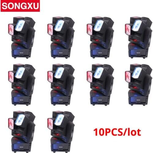 10pcs/lot 8x10W Double Wheel LED Moving Head Light RGBW 4in1 LED Rotating Double Wheel Effect Moving Light/SX-MH0810F
