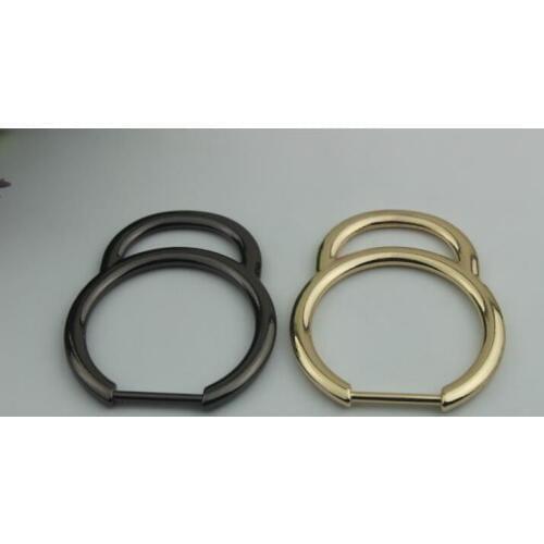 10pcs/lot Luggage hardware accessories DIY bag accessories heart-shaped Female bag Hold Metal Hand strap hardware buckles