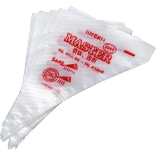 100 pcs Pocket Socket Disposable Bag Creme Patisserie Cake Decoration 17x29cm