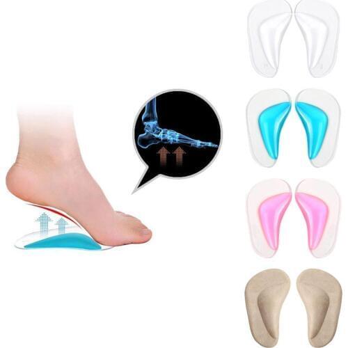 SANWOOD Shock-absorbing Silicone Orthopedic Foot Arch Support Insoles Shoes Pad orthopedic insoles elevate shoes ortopedic shoes