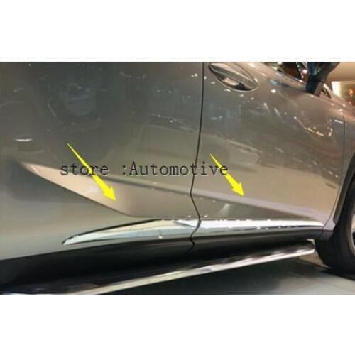 Car Styling ABS Chrome Exterior Door Body Molding Bottom Cover Trims Protector For Lexus NX NX200 NX200T NX300H 2015 2016 2017