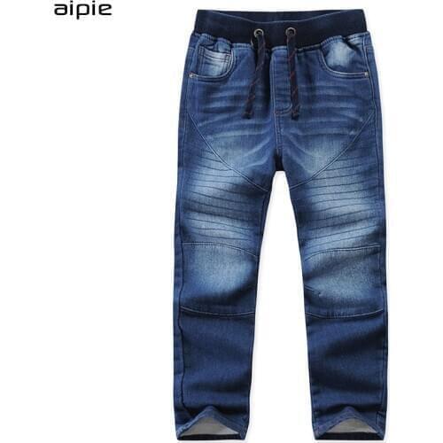 New Children pants Slightly elastic Style Casual knitted denim fabric Cotton+Spandex Boys Pants kids trousers