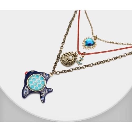 Amorita boutique yongth fish design necklace