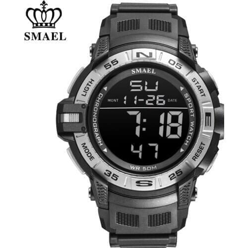 New SMAEL Top Luxury Brand Men Watch Digital Waterproof Sport Wrist Watch LED Luminous Military Date Watches Relogio Masculino