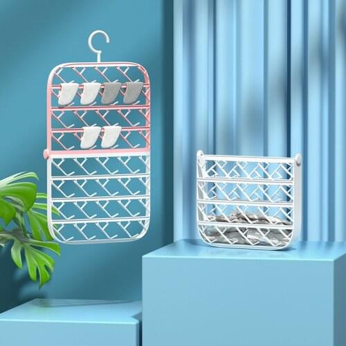 Socks Drying Basket Underwear Drying Rack Balcony Drying Clothes Storage Rack Foldable Drying Socks Artifact Underwear Tool