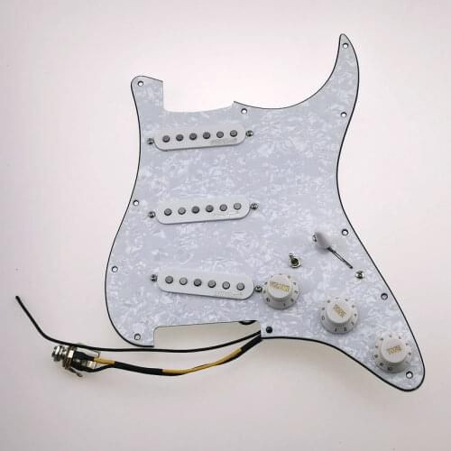 Guitar Pickups Stratocas 7-Way type fully loaded pickguard Wilkinson WVS 60s Alnico5 SSS Single Coil