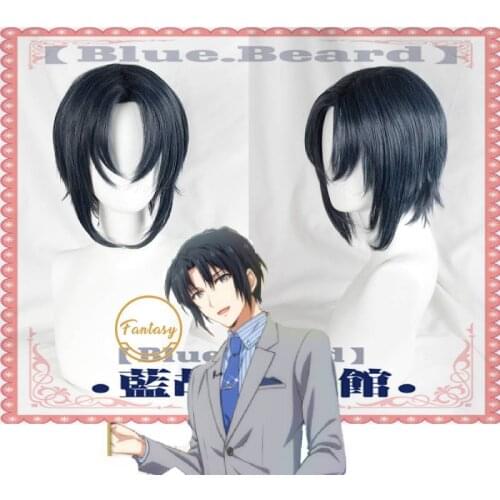 IZUMI IORI Game IDOLiSH7 Cosplay Wig Short Synthetic Hair for Adult Halloween Role Play+ Free Wig Cap