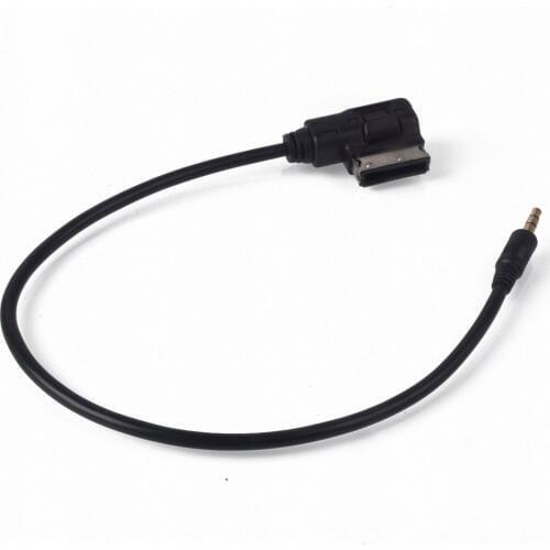 For VW Jetta Mk5 Tiguan Tuareg EOS for Audi A3 A4 A5 A6 Q5 Q7 AMI 3.5mm Music Adapter cable for VW MDI AMI AUX