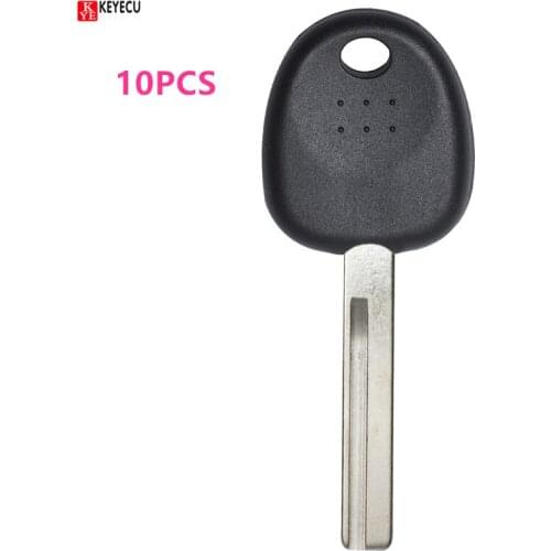 Keyecu 10pcs/Lot New Transponder Key Shell for Hyundai Accent Chip Key Cover Blanks without Logo