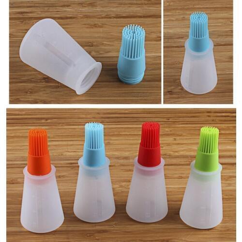 BBQ Oil Brush Kitchen Baking Tools High Temperature Flat Bottom Oil Bottle Brush Environmentally Friendly Oil Bottle Brush