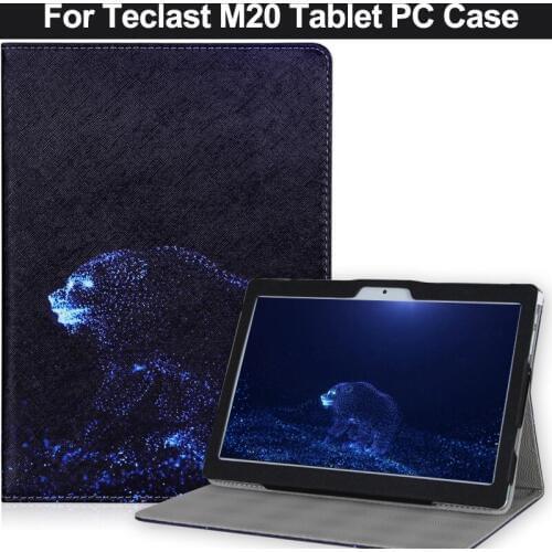 Fashion PU Case cover for 10.1 inch Teclast M20 tablet pc for Teclast M20 case with gift