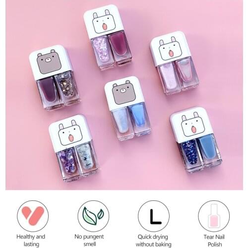 New 2021 Water-based Nail Polish Free Baking Tasteless Nail Polish Long-lasting And Quick-drying Student Nail Polish