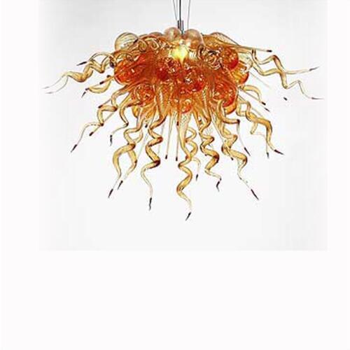 Hotel Big French Vintage Handmade Blown Glass Big Chandelier Dale Chihuly Style Hand Blown Murano Glass Chandeliers Lighting