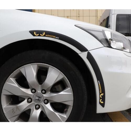 Car anti-collision strip stickers bumper protector car shape anti-collision fender edge protection rubber trim
