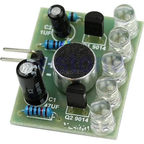 LED 1Pc Sound Control Melody Lamp Electronic Production Kits Suite New G08 Whosale&DropShip