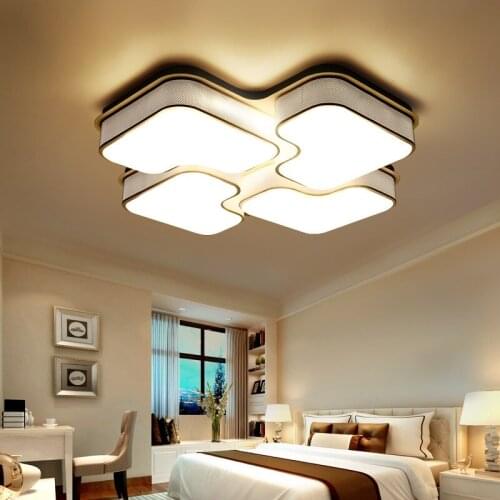 Modern style LED Ceiling Lights creative small unit living room lamp warm study light remote control master bedroom LU725219