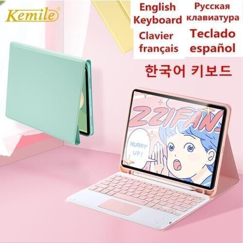 Touchpad Keyboard For iPad 9.7 2017 2018 6th 7th 10.2 2019 Case Bluetooth Keyboard Case for iPad Air 2 3 Pro 9.7 10.5 11 Cover