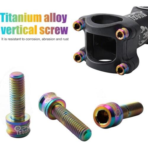 Cycling Titanium Fixed Screws MTB Mountain Bicycle Handlebar Stem Bolt for MUQZI Outdoor Cycle Biking Entertainment