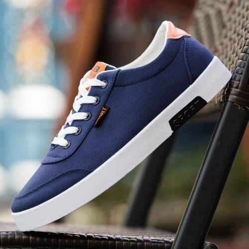 2020 spring and autumn explosions mens shoes student canvas shoes mens white shoes trend sports casual shoes non-slip breathab