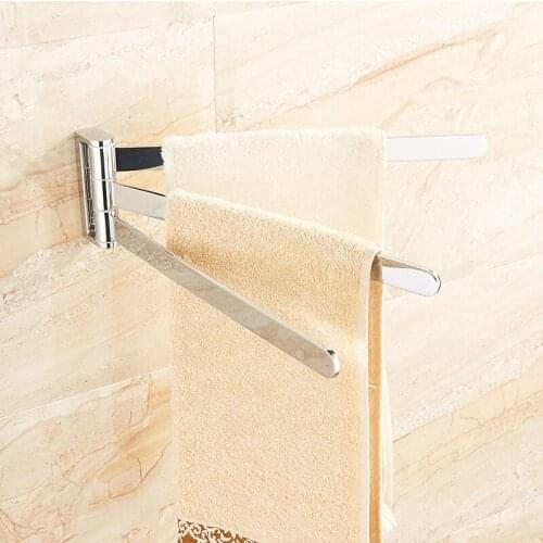 Vidric to Seoul rotating silver towel rack bathroom towel bar bathroom towel rack hanging rod racks activities