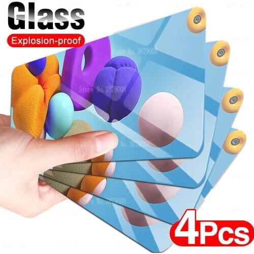 4PCS Full Cover Tempered Glass For Samsung Galaxy A21S A21 S A 21S Screen Protector For Samsung A21S 6.5'' Phone Protective Glas