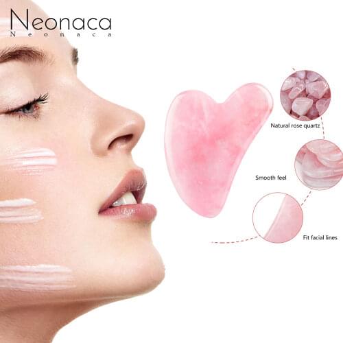 1Pcs Natural Jade Gua Sha Scraping Board Face Massager Acupuncture Face Neck Skin Lifting Wrinkle Remover Beauty Care Tool